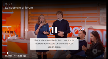 Andare avanti con mediaset